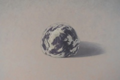 児島慎太郎 氏による「大手まんぢゅう」の絵画を忠実にプリントに再現